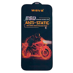 Защитное стекло Apple iPhone 14 Pro, Weva ESD Anti-Static, Черный