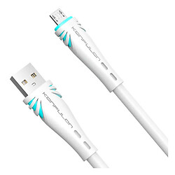 USB кабель Konfulon DC-46, MicroUSB, 1.0 м., Белый