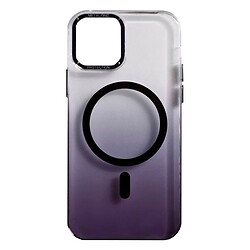 Чохол (накладка) Apple iPhone 13, Gradient Metal Frame, MagSafe, Чорний