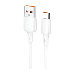 USB кабель Borofone BX93, Type-C, 1.0 м., Белый