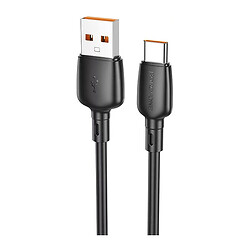 USB кабель Borofone BX93, Type-C, 1.0 м., Чорний