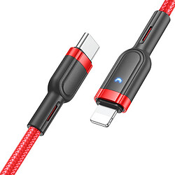 USB кабель Hoco U117 Apple iPhone SE 2022 / iPhone 14 Pro Max / iPhone 14 Plus / iPhone 14 Pro / iPhone 14 / iPhone 13 Pro / iPhone 13 Mini / iPhone 13 / iPhone 13 Pro Max / iPhone 12 Mini / iPhone 12 Pro Max / iPhone 12 Pro, Lightning, 1.2 м., Красный