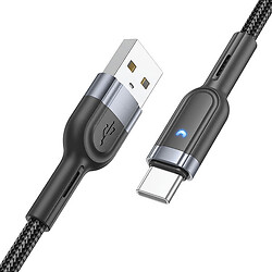 USB кабель Hoco U117, Type-C, 1.2 м., Чорний