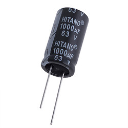 Электролитический конденсатор 1000uF 63V EHR 16x32mm (EHR102M63B-Hitano), 1000 мф, 63 В
