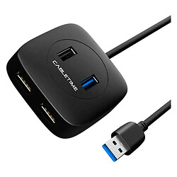 USB Hub Cabletime CB43B, Черный