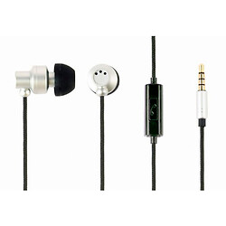 Навушники GMB Audio MHS-EP-CDG-S, З мікрофоном, Срібний