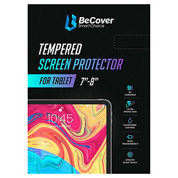 Захисне скло Samsung T575 Galaxy Tab Active 3, BeCover Clear, Прозорий
