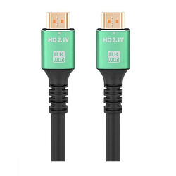 Кабель HDMI - HDMI 2.1V, 5.0 м., Чорний