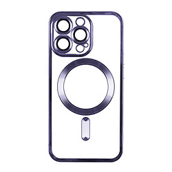 Чехол (накладка) Apple iPhone 12 Pro, Metallic Full Camera, MagSafe, Dark Purple, Фиолетовый