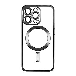 Чохол (накладка) Apple iPhone 12, Metallic Full Camera, MagSafe, Чорний