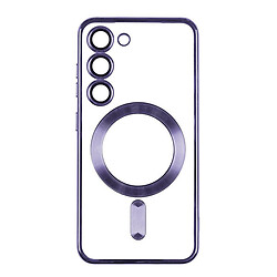 Чохол (накладка) Samsung G996 Galaxy S21 Plus, Metallic Full Camera, Dark Purple, MagSafe, Фіолетовий