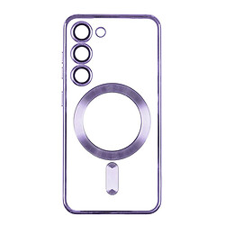 Чехол (накладка) Samsung S911 Galaxy S23, Metallic Full Camera, MagSafe, Фиолетовый