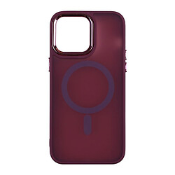 Чехол (накладка) Apple iPhone 12 Pro Max, Color Chrome Case, MagSafe, Бордовый