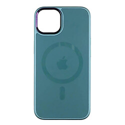 Чохол (накладка) Apple iPhone 13 Pro Max, Foggy, MagSafe, Зелений