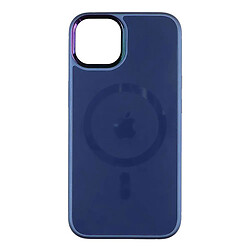Чехол (накладка) Apple iPhone 14, Foggy, MagSafe, Dark Blue, Синий