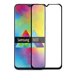 Захисне скло Samsung M205 Galaxy M20, Glass Full Glue, 6D, Чорний