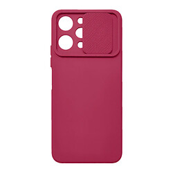 Чехол (накладка) Xiaomi Redmi 12, Soft TPU Armor CamShield, Wine Red, Красный