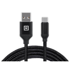 USB кабель REAL-EL Premium Fabric EL123500047, Type-C, 2.0 м., Чорний