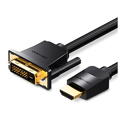 Кабель Vention ABFBF, DisplayPort, DVI, 2.0 м., Чорний