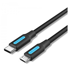 USB кабель Vention COVBG, MicroUSB, 1.5 м., Чорний