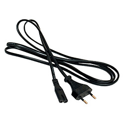 Мережевий кабель живлення Cablexpert PC-184/2, 1.8 м., Чорний