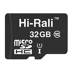 Карта памяти Hi-Rali MicroSDHC UHS-I, 32 Гб.