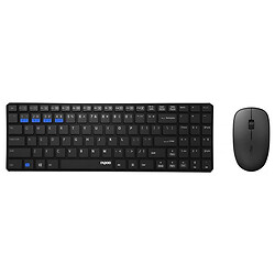 Клавиатура и мышь Rapoo 9300M, Черный