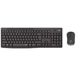 Клавіатура та миша Logitech MK295 Combo, Чорний