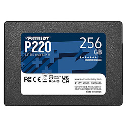 SSD диск Patriot P220, 256 Гб.