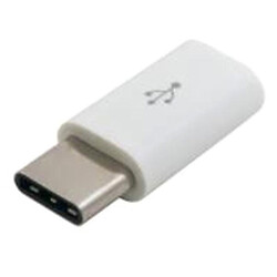 Адаптер Atcom MicroUSB-Type-C, MicroUSB, Type-C, Белый