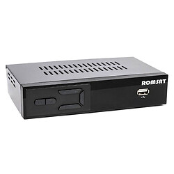 Тюнер DVB-T2 Romsat T8030HD, Чорний