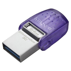 USB Flash Kingston DataTraveler microDuo 3C, 64 Гб., Фіолетовий