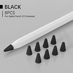 Чехол (накладка) Apple Pencil 1 / Pencil 2, Goojodoq, Черный