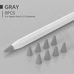 Чехол (накладка) Apple Pencil 1 / Pencil 2, Goojodoq, Серый