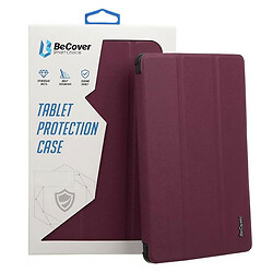 Чохол (книжка) Samsung X200 Galaxy Tab A8 10.5 2021 / X205 Galaxy Tab A8 10.5 2021, BeCover Smart, Red Wine, Червоний