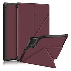 Чохол книжка) Amazon Kindle Paperwhite 2021, BeCover Ultra Slim Origami, Red Wine, Червоний