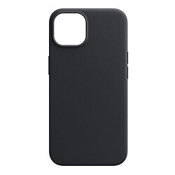 Чохол (накладка) Apple iPhone 14, Armorstandart Fake Leather, Чорний