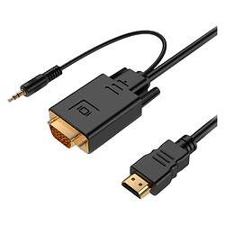 Кабель Cablexpert A-HDMI-VGA-03-10, HDMI, VGA, 3.0 м., Черный