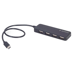 USB Hub Gembird UHB-CM-U2P4-01, Черный