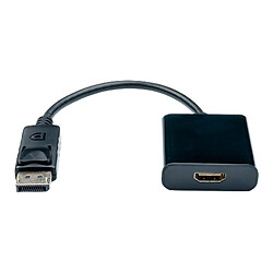 Адаптер Atcom 16852, HDMI, DisplayPort, 0.1 м., Черный