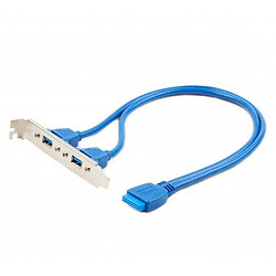 Планка расширения Cablexpert CC-USB3-RECEPTACLE, 0.4 м.