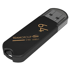 USB Flash Team C183, 64 Гб., Чорний