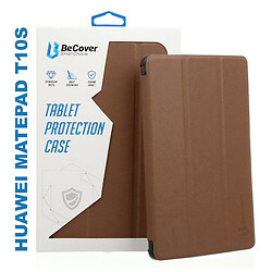 Чехол (книжка) Huawei MatePad T10s, BeCover Smart, Коричневый