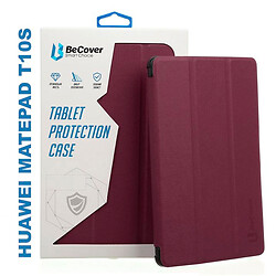 Чохол (книжка) Huawei MatePad T10s, BeCover Smart, Red Wine, Червоний