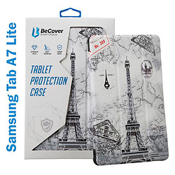 Чохол (книжка) Samsung T220 Galaxy Tab A7 Lite / T225 Galaxy Tab A7 Lite, BeCover Smart, Paris, Малюнок
