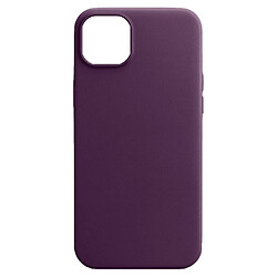 Чохол (накладка) Apple iPhone 14 Plus, Armorstandart Fake Leather, Dark Cherry, Фіолетовий