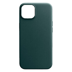 Чехол (накладка) Apple iPhone 14, Armorstandart Fake Leather, Shirt Green, Зеленый