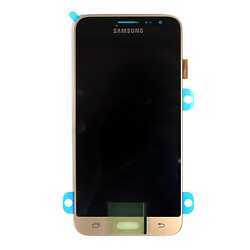 Дисплей (екран) Samsung J330F Galaxy J3 Duos, High quality, З сенсорним склом, Без рамки, Золотий