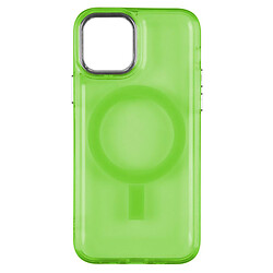 Чохол (накладка) Apple iPhone 12 Pro Max, Lollipop, Light Green, MagSafe, Зелений