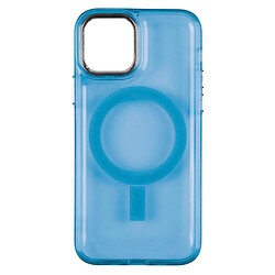 Чохол (накладка) Apple iPhone 12 / iPhone 12 Pro, Lollipop, Light Blue, MagSafe, Блакитний